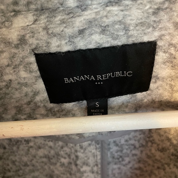 Banana Republic heather grey wool coat - Picture 3 of 3